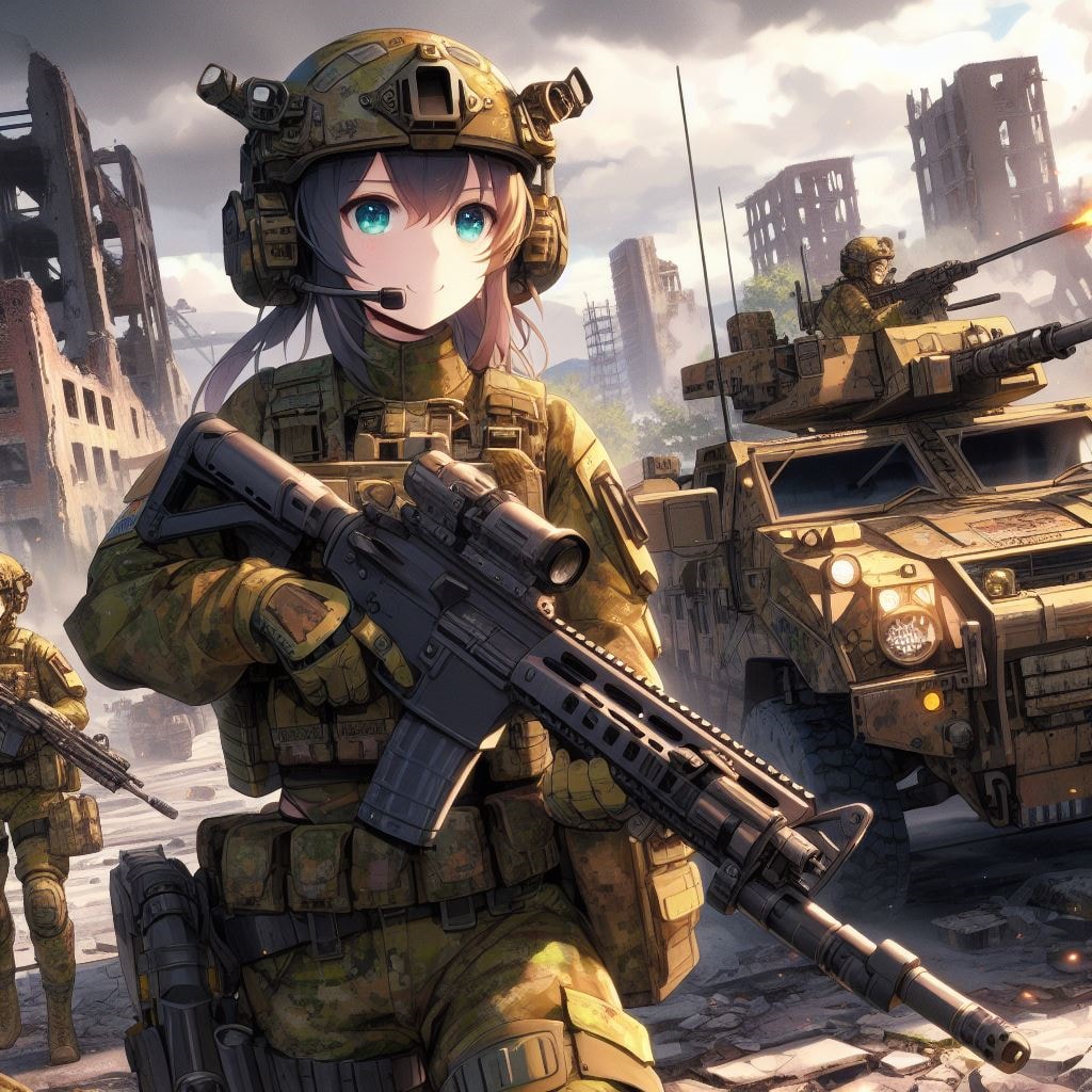 【習作】武装少女005　ー分隊編ー