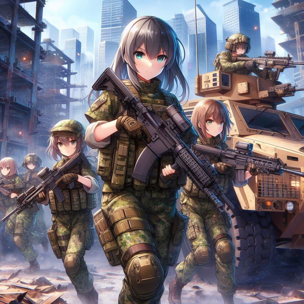 【習作】武装少女005　ー分隊編ー