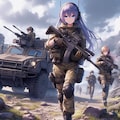 【習作】武装少女005　ー分隊編ー 6枚目