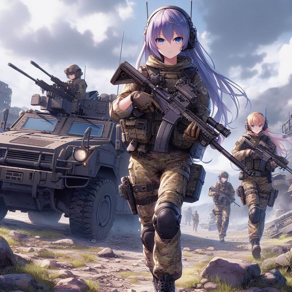 【習作】武装少女005　ー分隊編ー