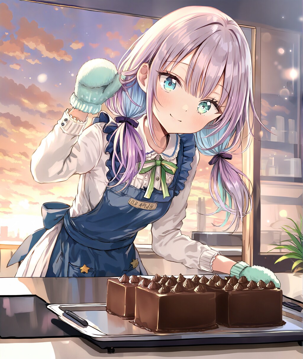 チョコケーキ作り