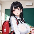 巨乳◯学生 3枚目