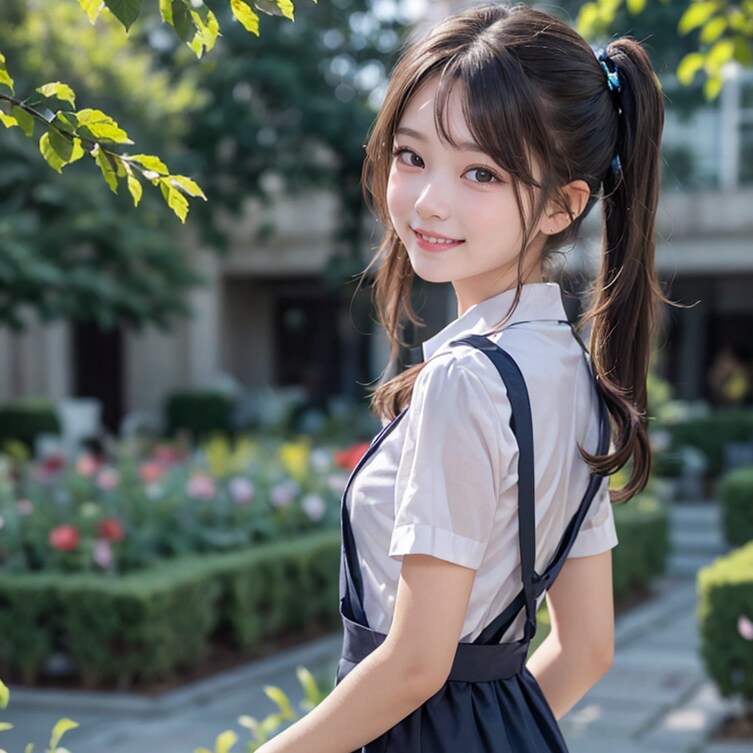 ジャンパースカートの愛ちゃん