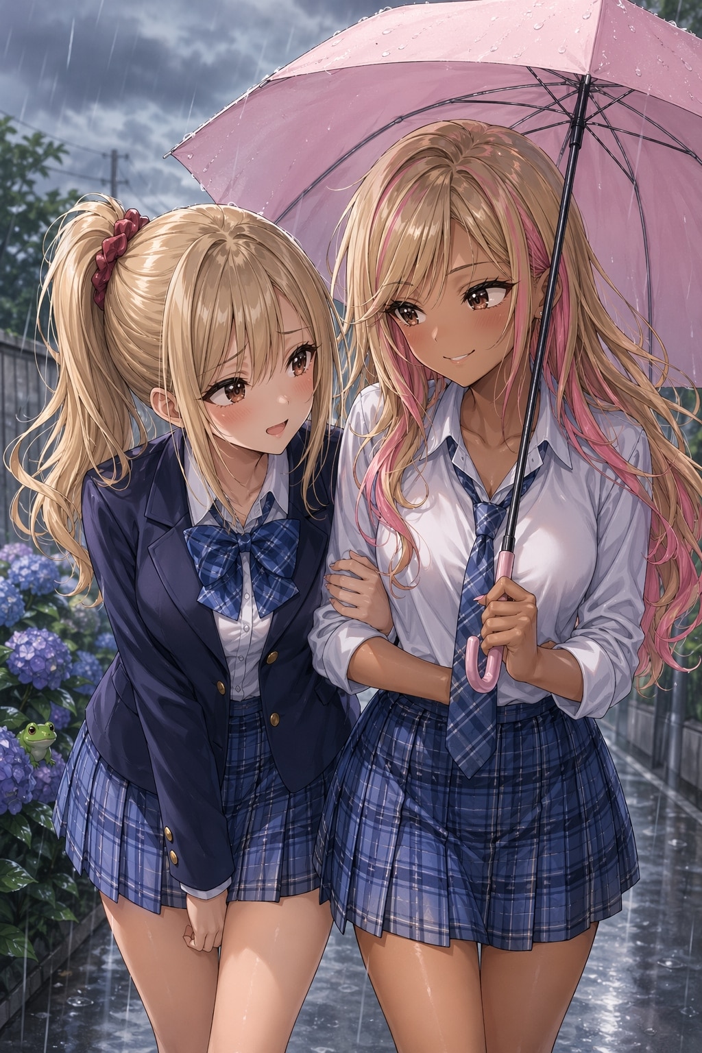 雨とJK | の人気AIイラスト・グラビア