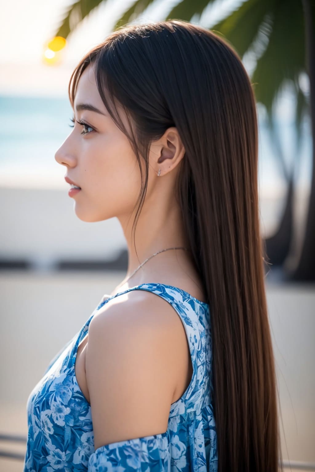 G☆Girl#61 ビーチリゾートの夕景