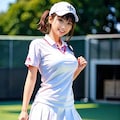 テニス女子♡① 9枚目