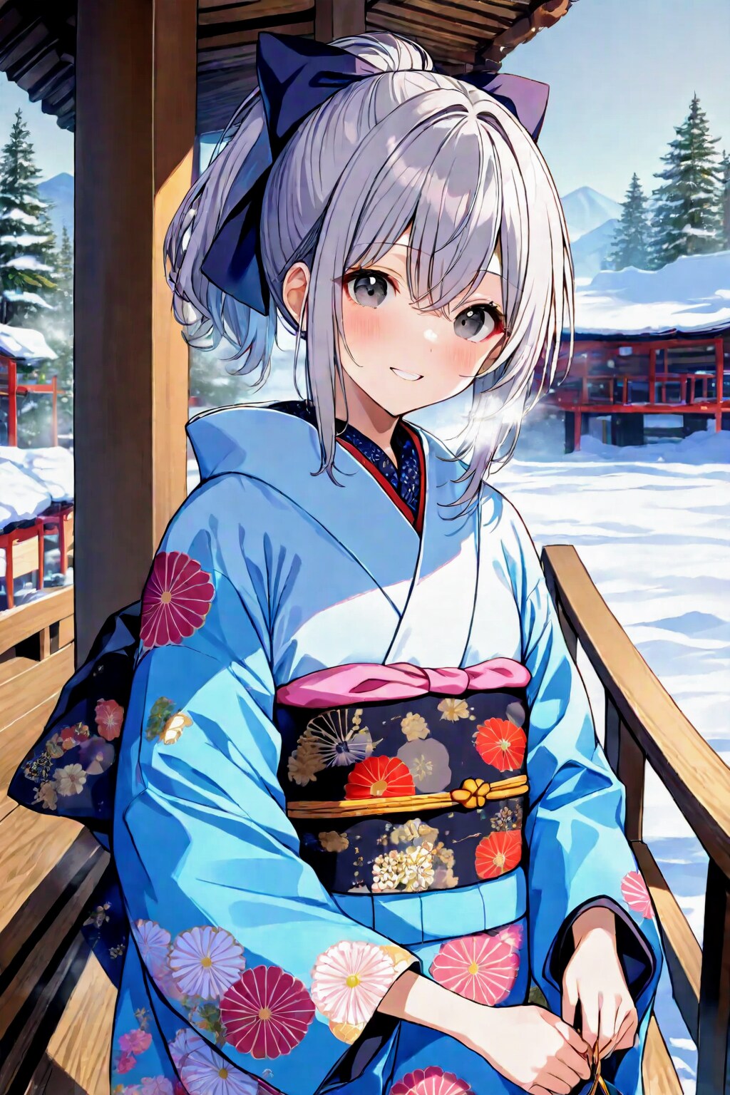 雪景色な、お姉やん | の人気AIイラスト・グラビア