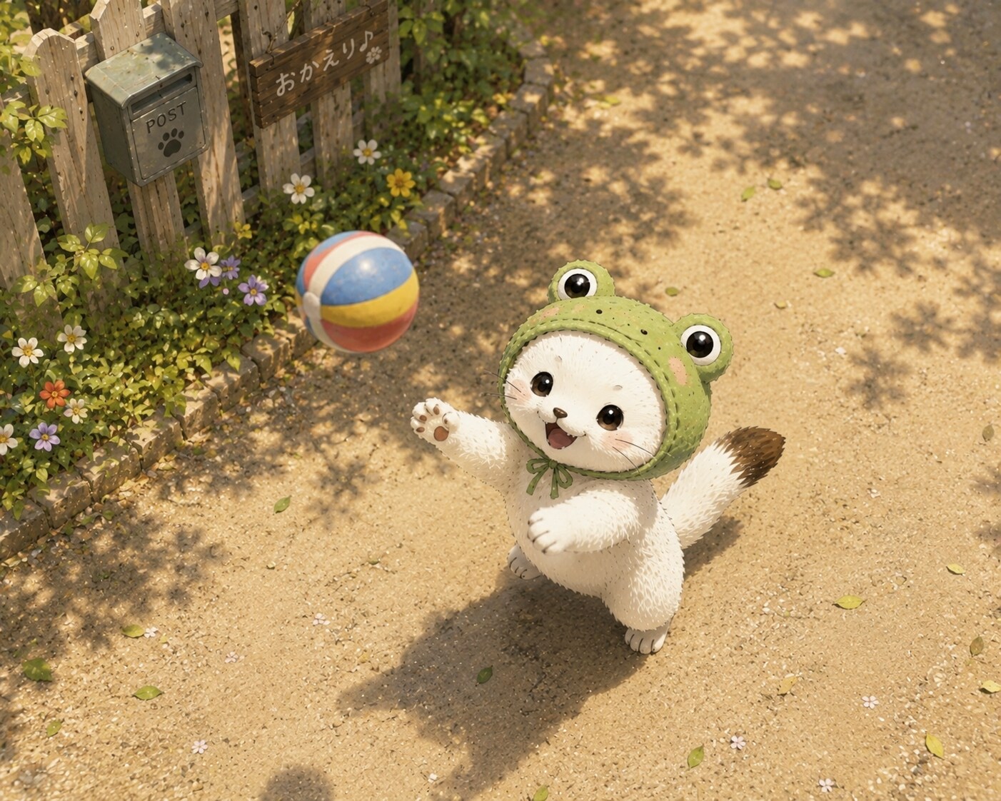 ボール遊びしてたら、、、 | の人気AIイラスト・グラビア