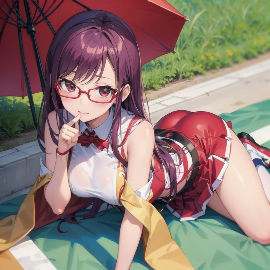 F1日本グランプリ応援☆赤メガネちゃん