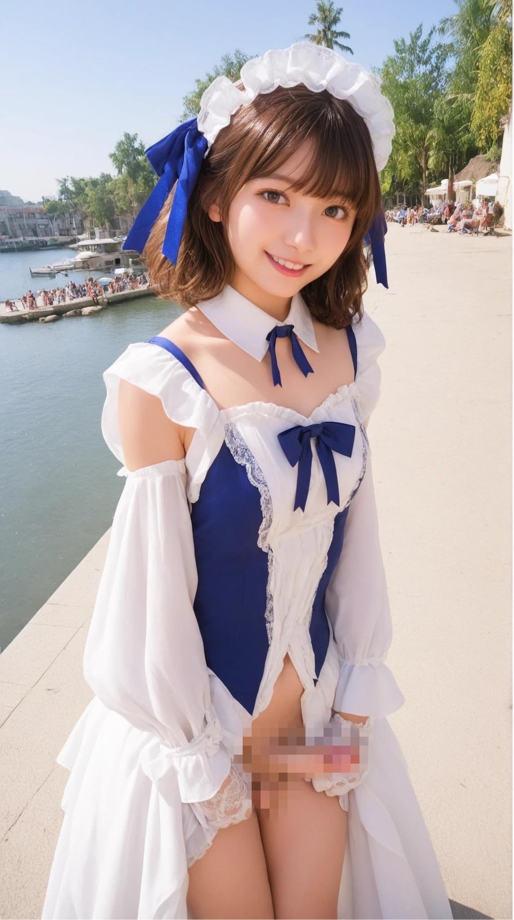 ふたなりロリータちゃんとセーヌ川観光✨