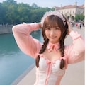 ふたなりロリータちゃんとセーヌ川観光✨ 6枚目