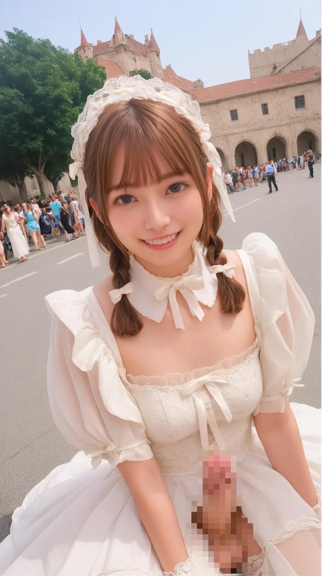 ふたなりロリータちゃんとセーヌ川観光✨
