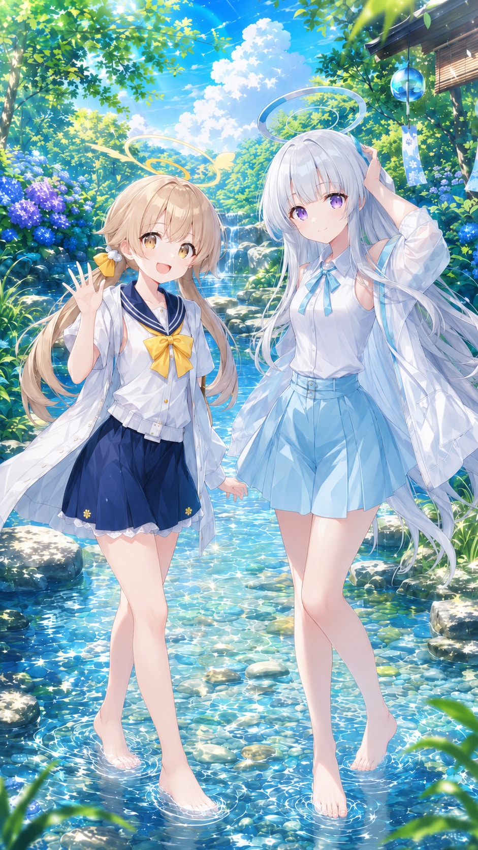 明確なテーマはないけど、とにかく涼しそうなイラストを作ってみた【3/4】