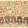 春の草花と猫耳ちゃんズ 5枚目