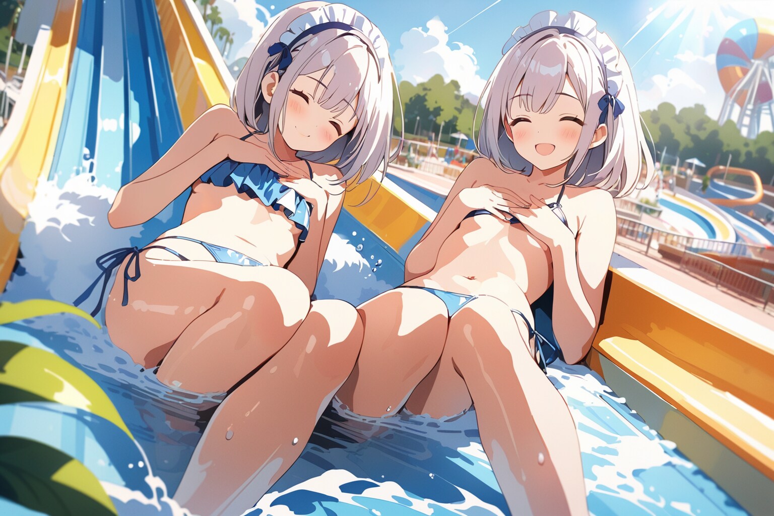 ブラ紐、解けちゃった
