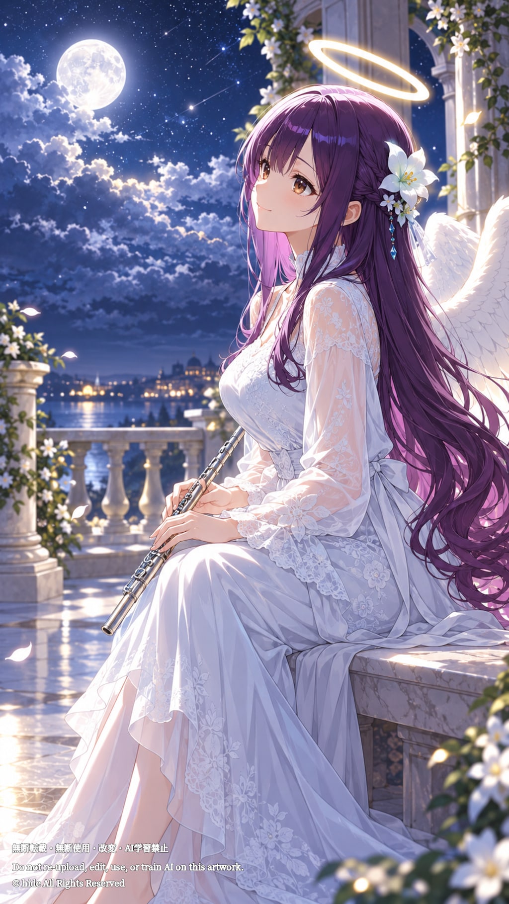 ウリエルさん、笛を奏でる夜