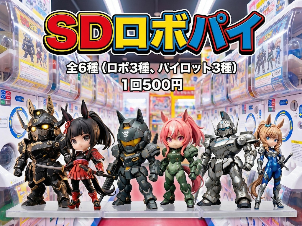 ＳＤロボパイガチャ（午）！