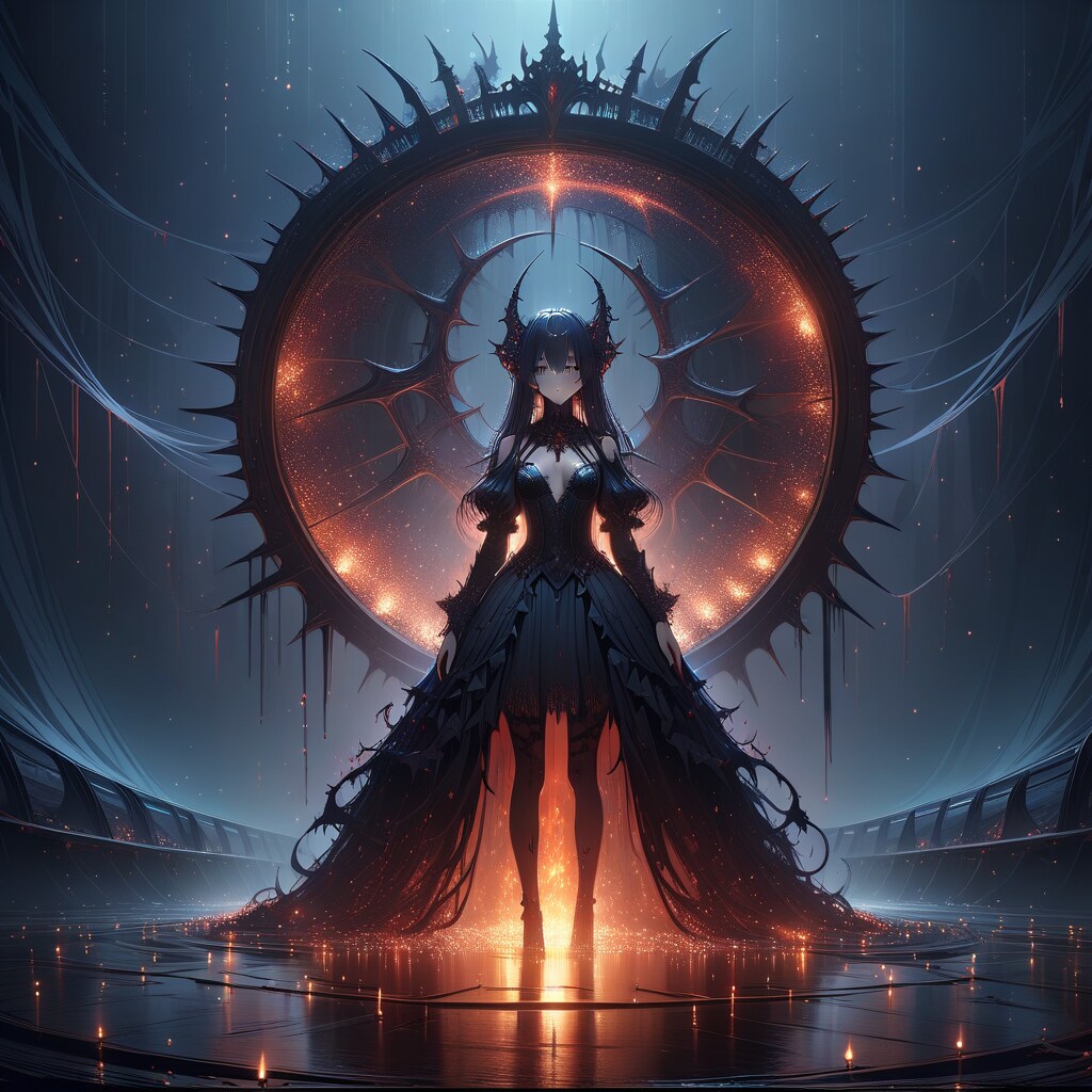 闇世界の少女 | の人気AIイラスト・グラビア