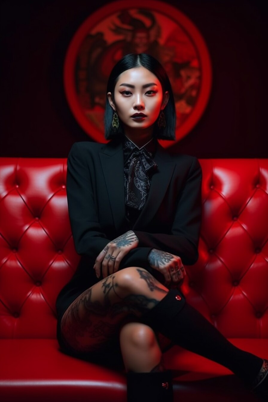 入墨スーツのドＳ姉さん