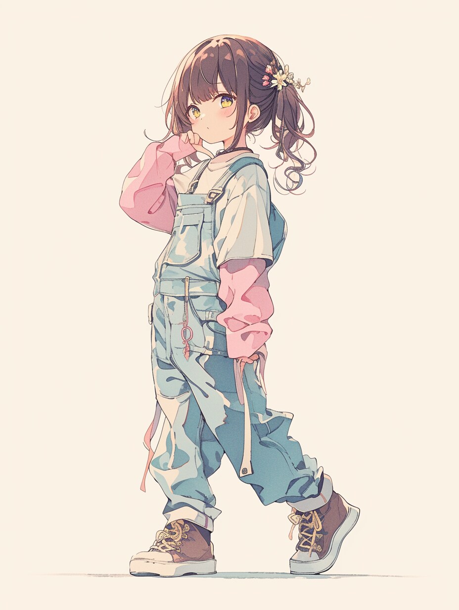 オーバーオール。 | の人気AIイラスト・グラビア