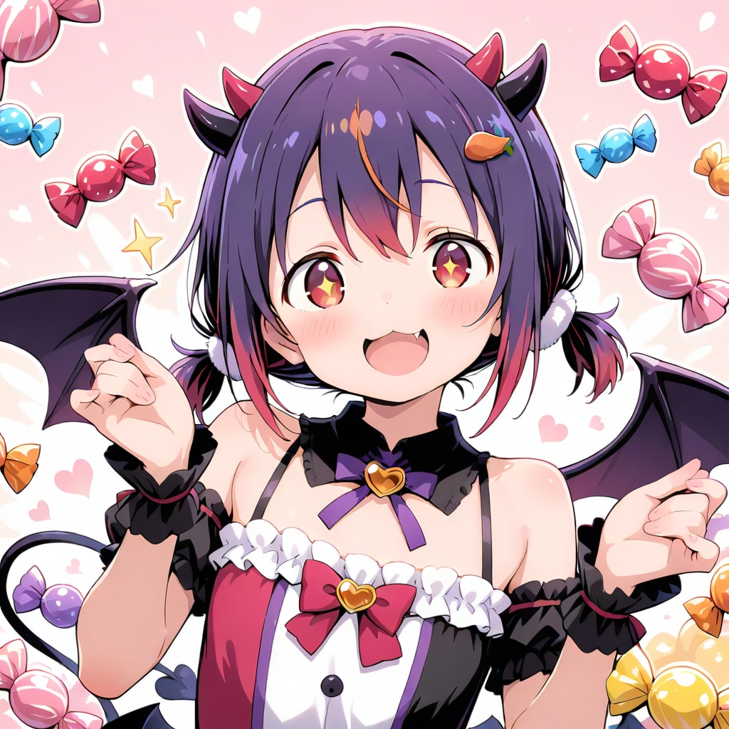 おかしだいすき♡サキュバスちゃん | の人気AIイラスト・グラビア