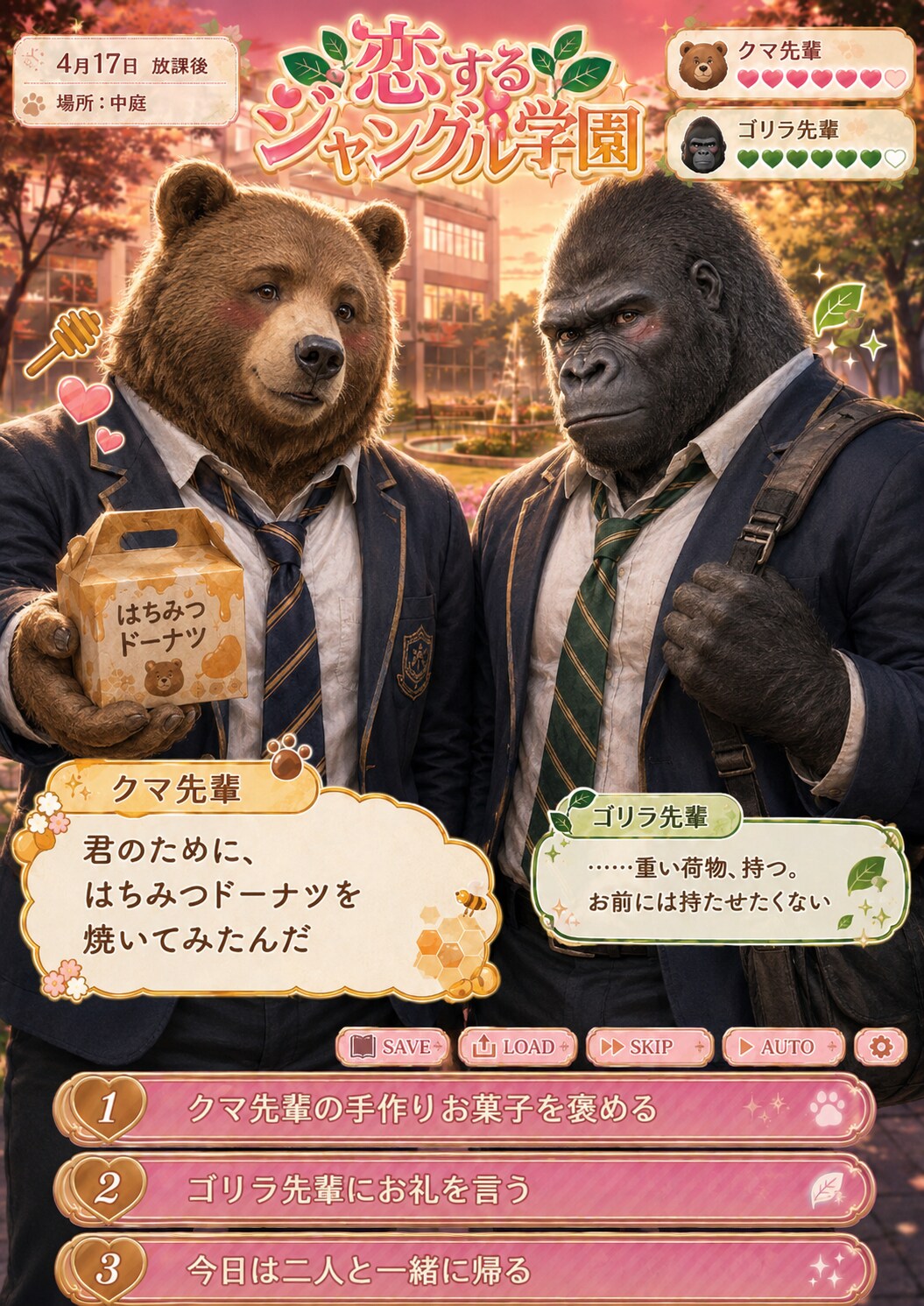 選べない！野性派ふたりの放課後