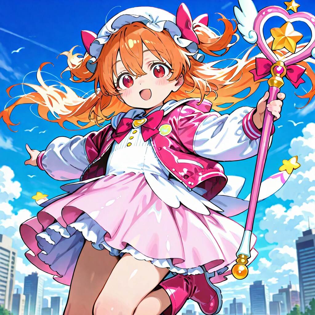 ららちゃん　魔法少女コスプレ