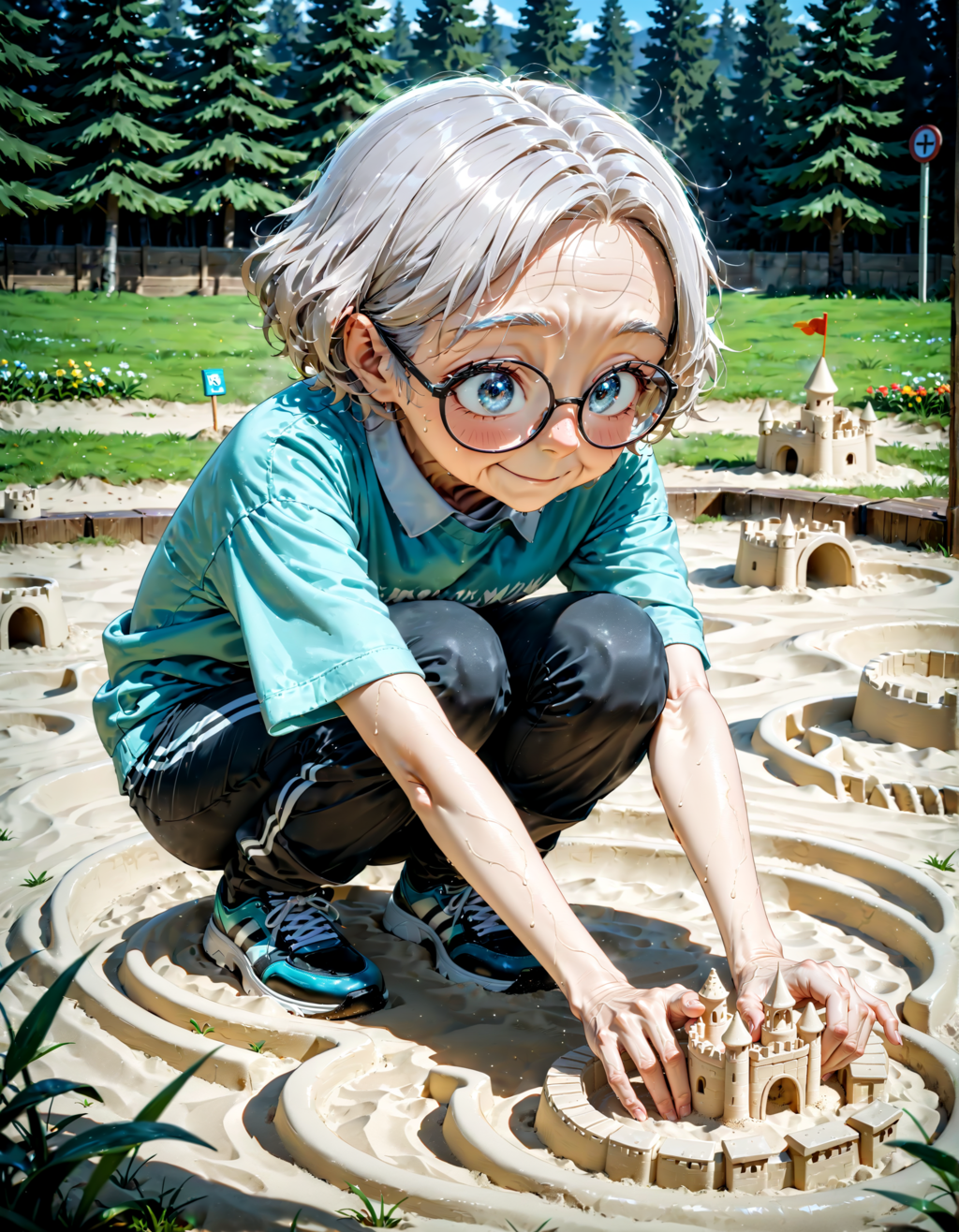 安全安心砂場の日だからって大きな砂の城を造ってたらいつの間にか脱線してた