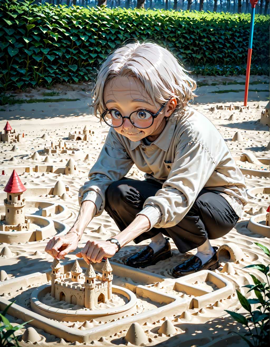 安全安心砂場の日だからって大きな砂の城を造ってたらいつの間にか脱線してた