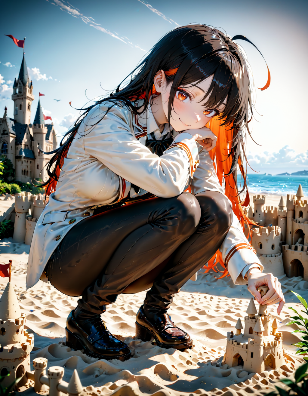 安全安心砂場の日だからって大きな砂の城を造ってたらいつの間にか脱線してた