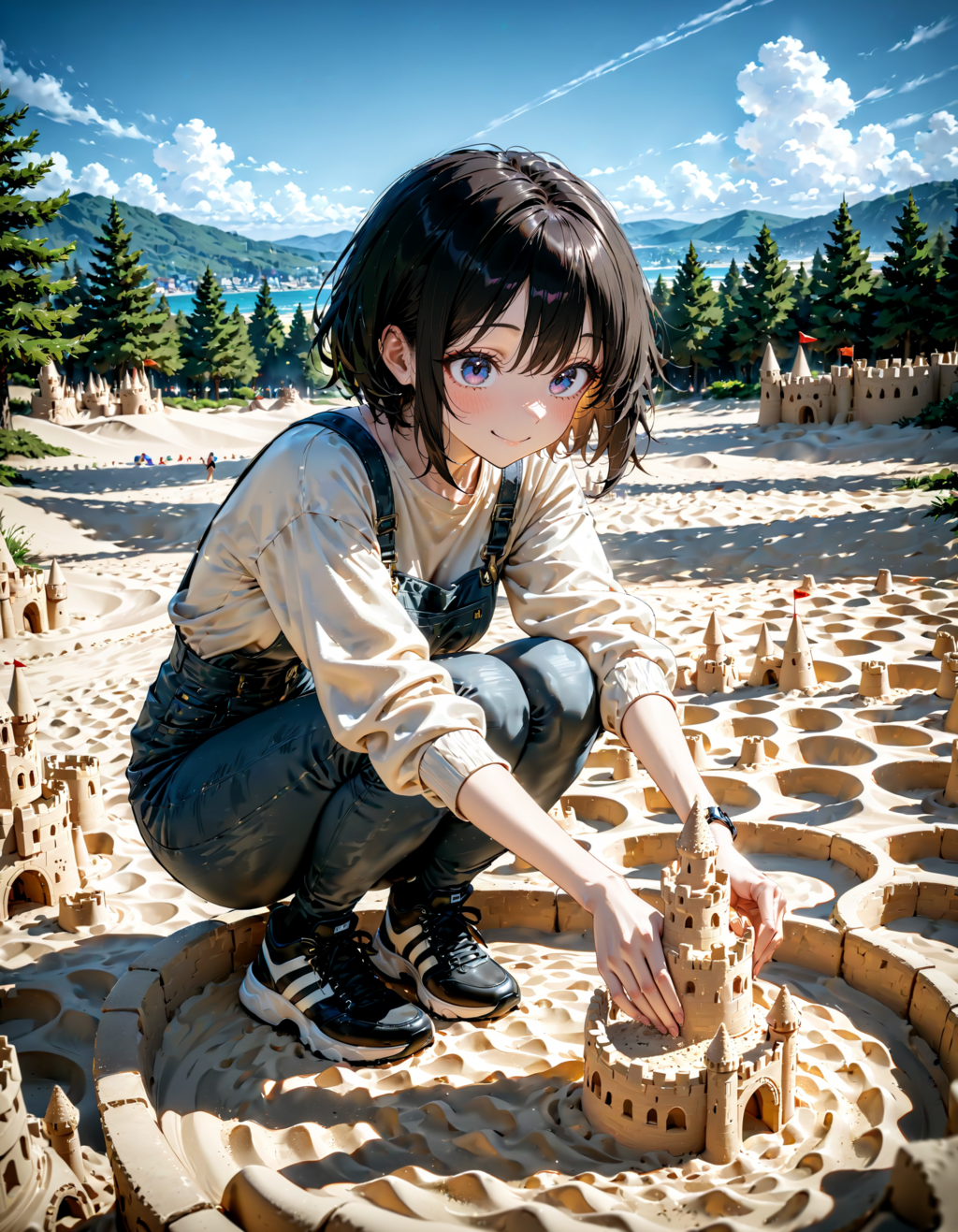 安全安心砂場の日だからって大きな砂の城を造ってたらいつの間にか脱線してた