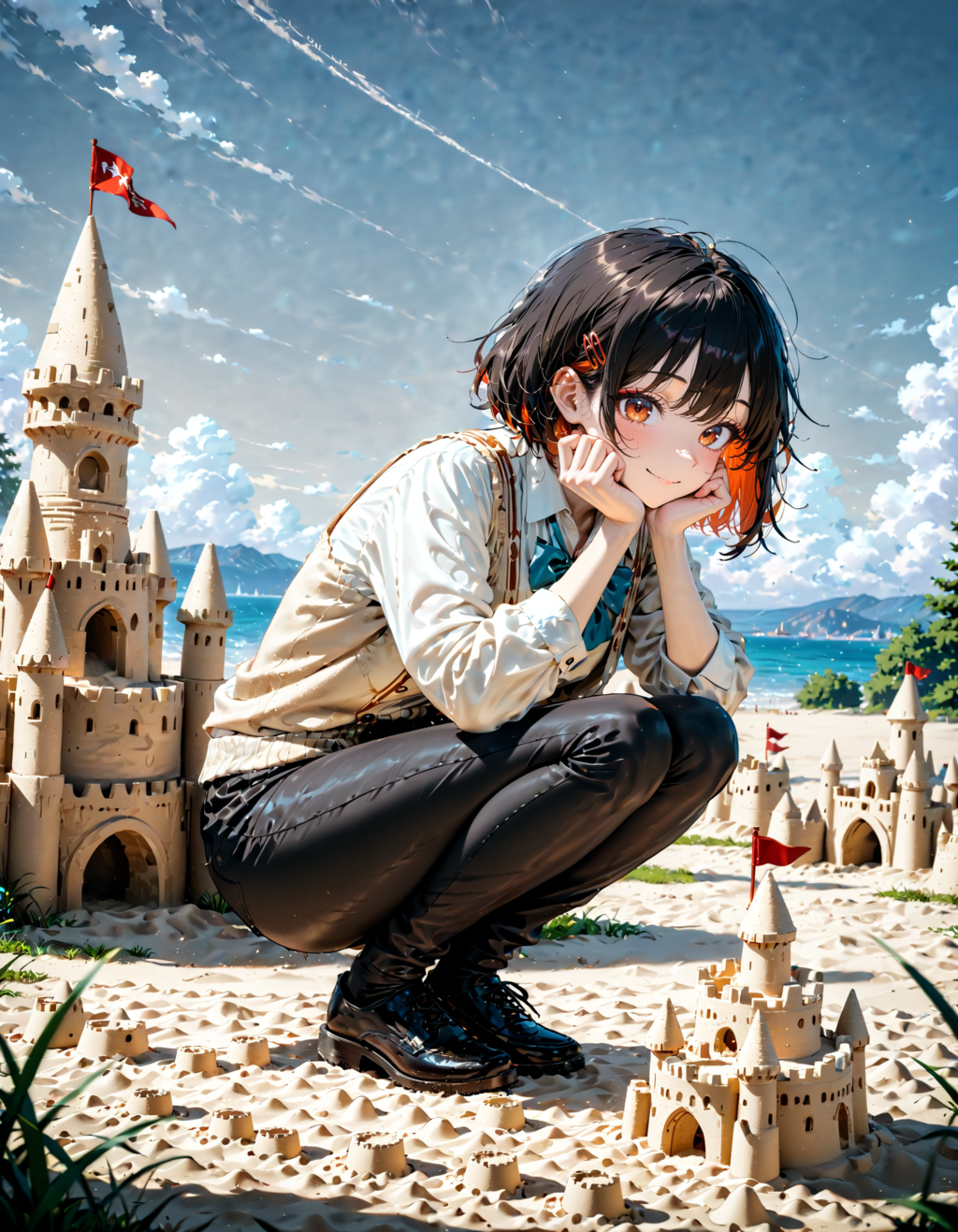 安全安心砂場の日だからって大きな砂の城を造ってたらいつの間にか脱線してた