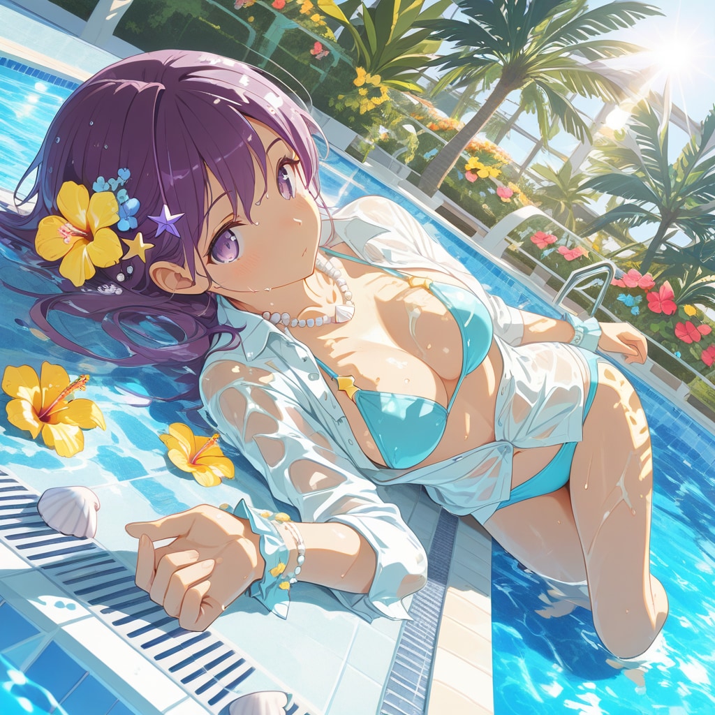 プールサイド