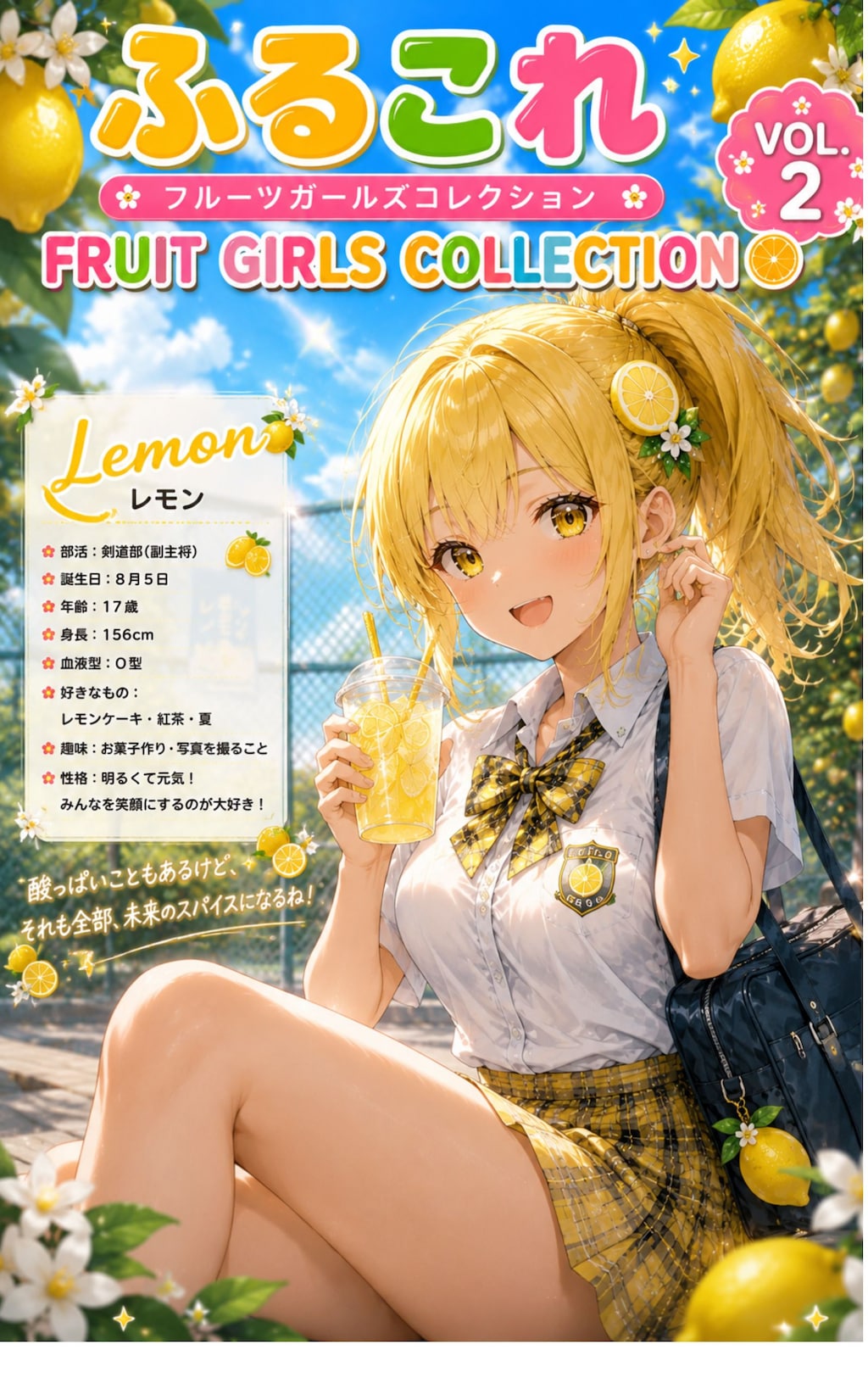 あのドジっ子レモンちゃんがなんと表紙に！？