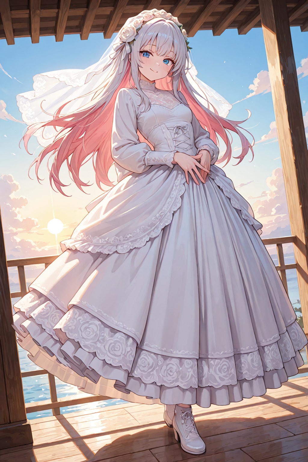 Suzuki wedding dress