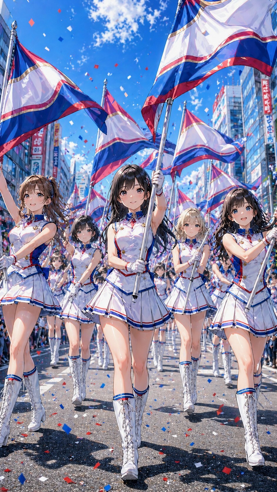カラーガードお姉やん🚩