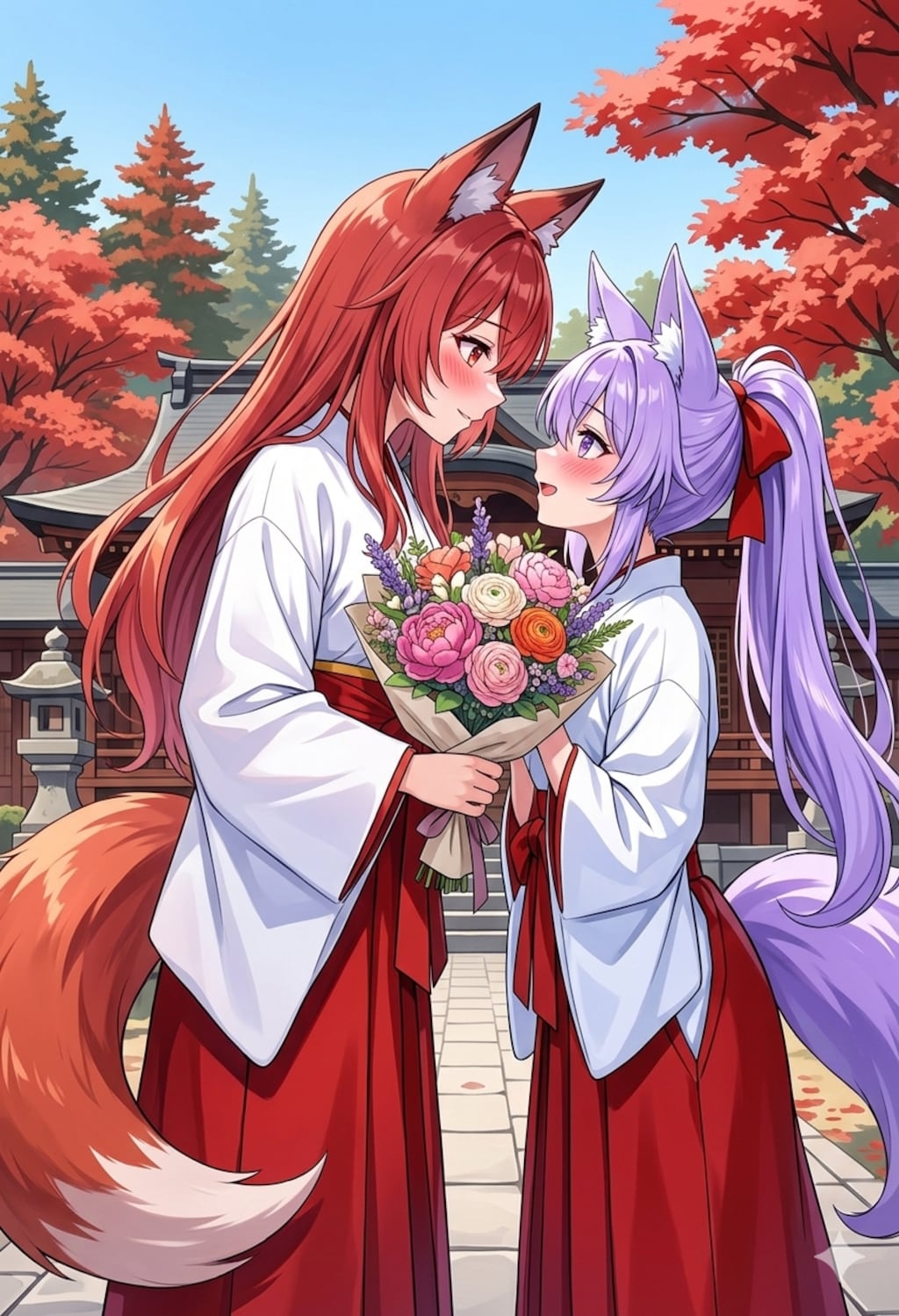 大好きな先輩に花束を