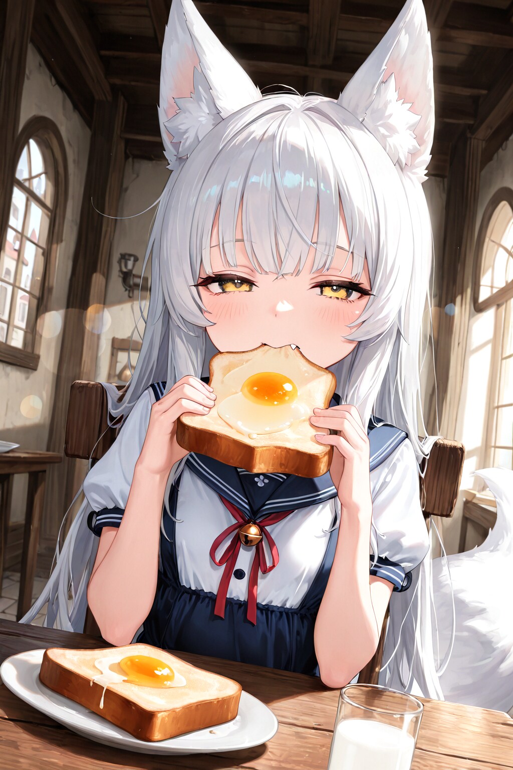 朝が弱いタマちゃん