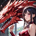 ドラゴンと少女(anthropomorphic検証) 2枚目