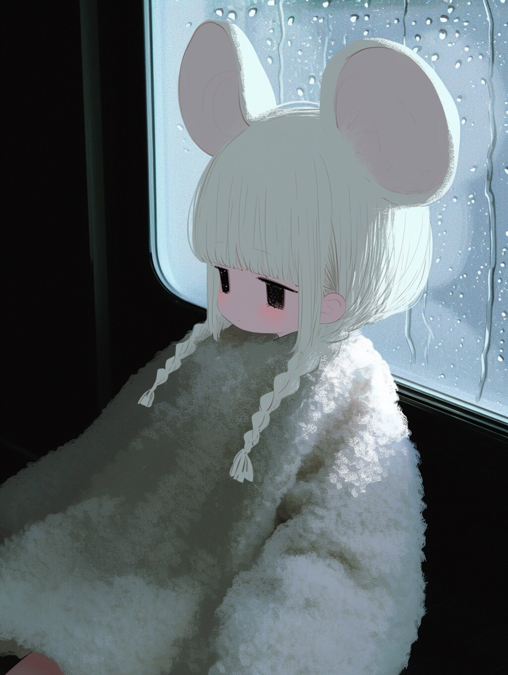 お家のなかの雨