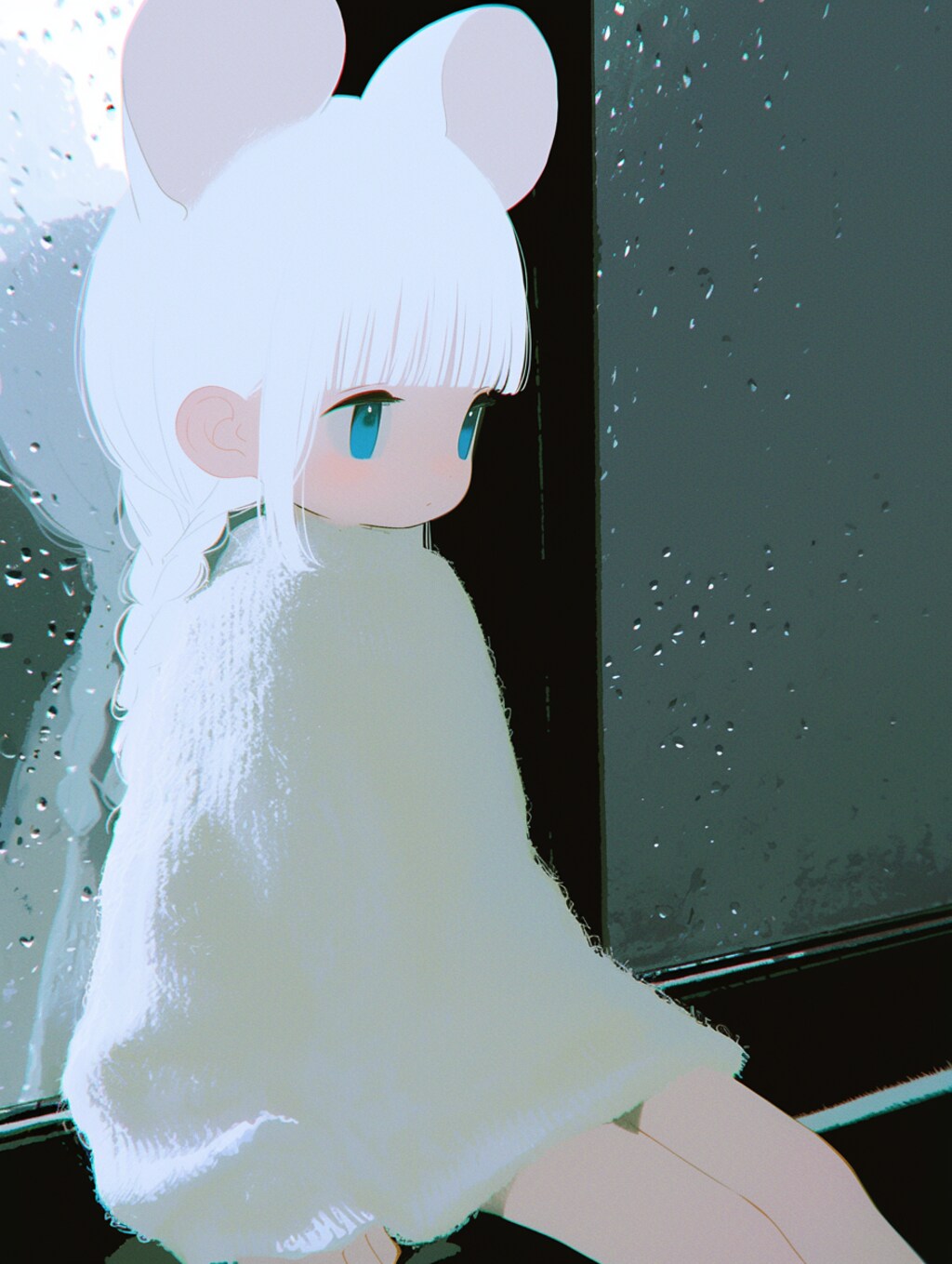 お家のなかの雨