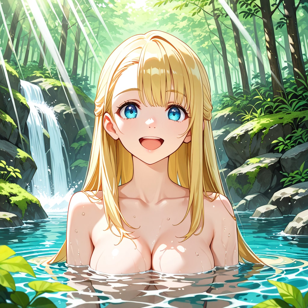 先輩も水浴びしませんか！