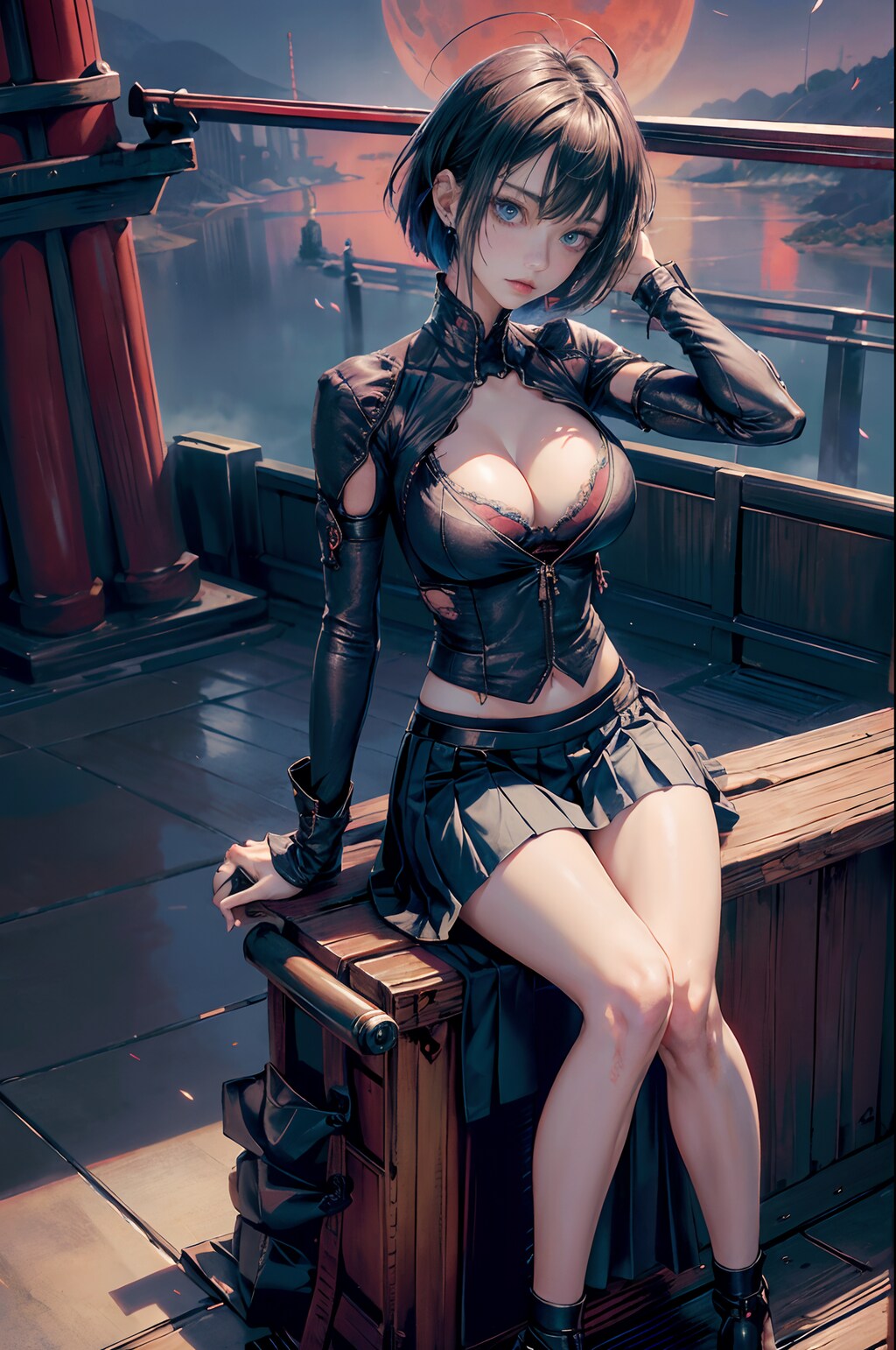 cyberpank lady  -座-②