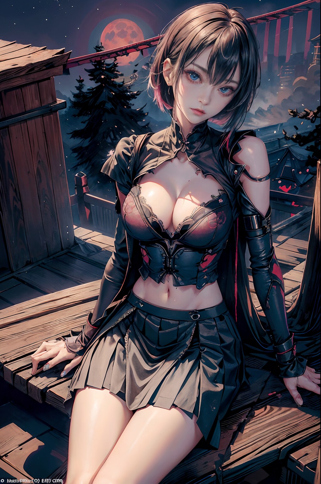 cyberpank lady  -座-②