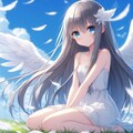 白い翼の少女🪽 2枚目