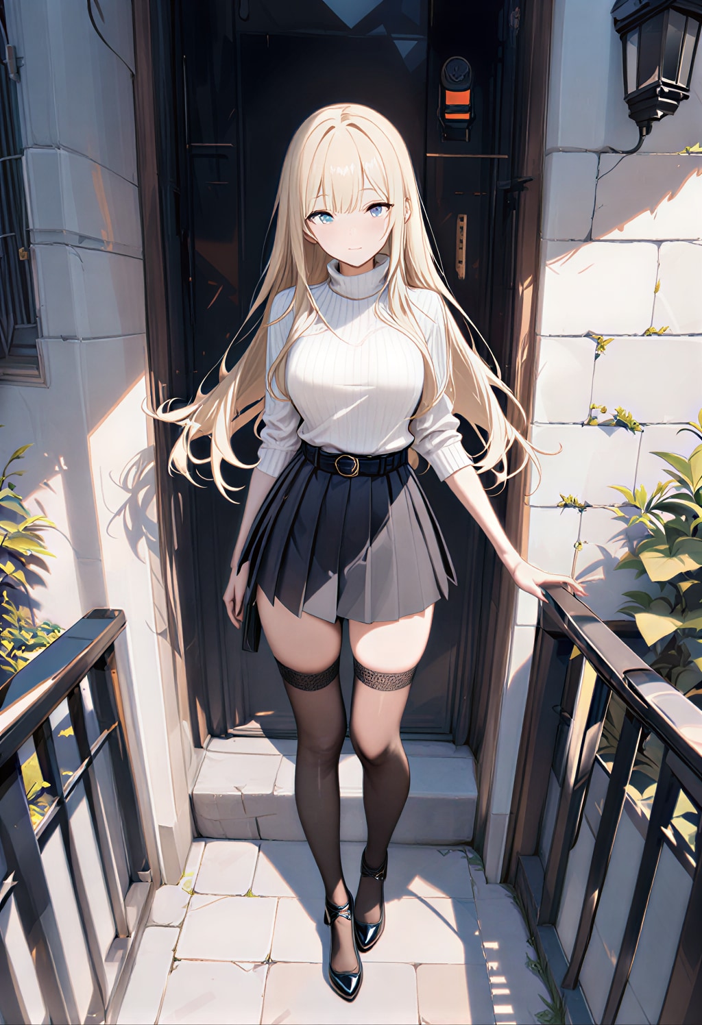 ニーハイと太ももの戦い