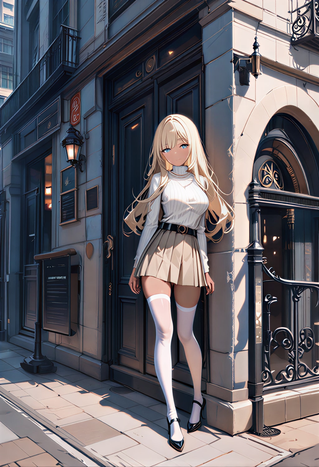 ニーハイと太ももの戦い