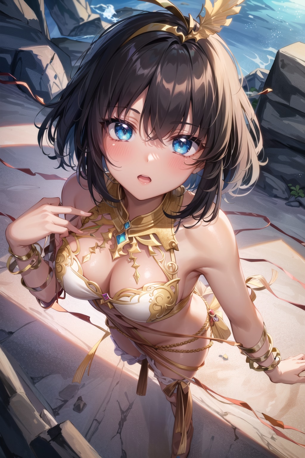中東系褐色少女