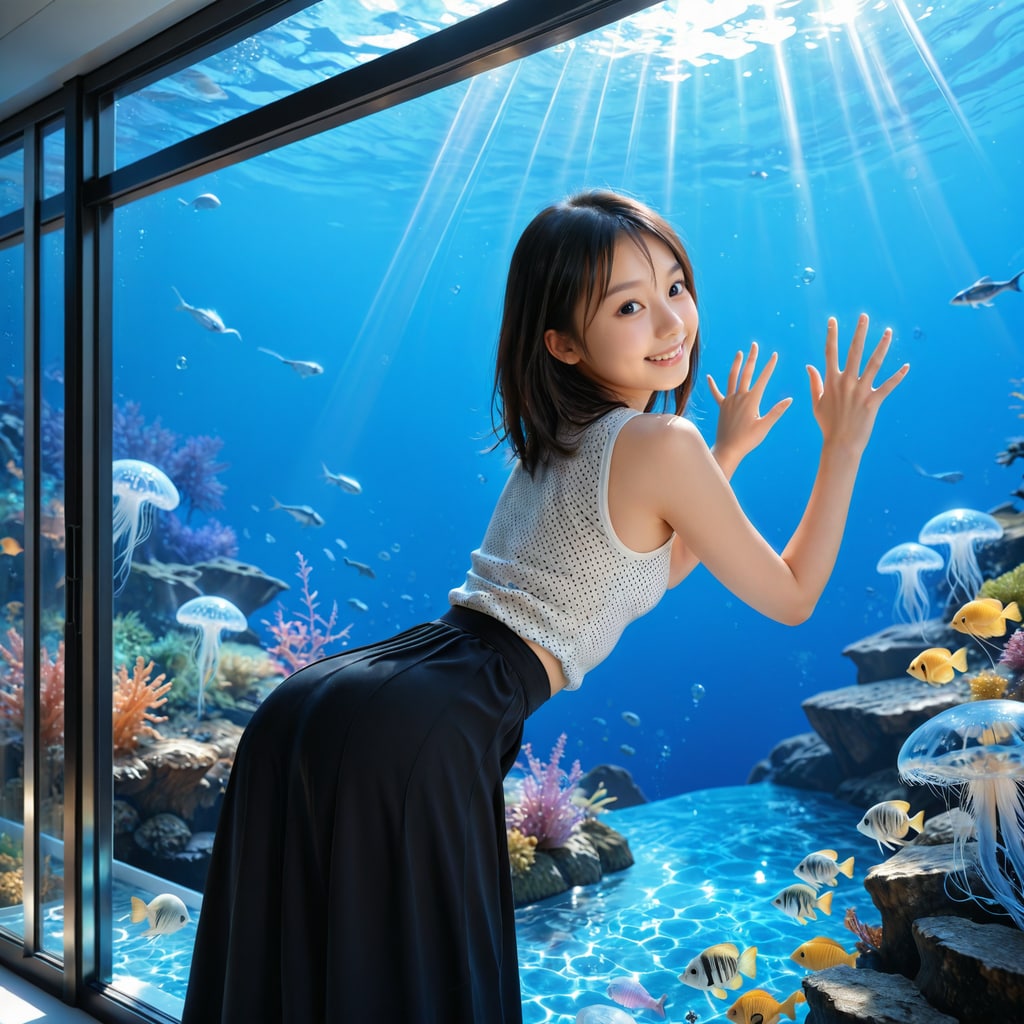 水族館に来ています