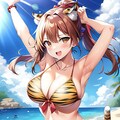 虎柄ビキニ 3枚目